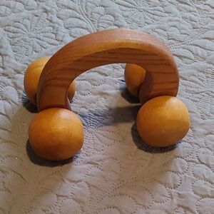Vintage Wooden Handheld Massager